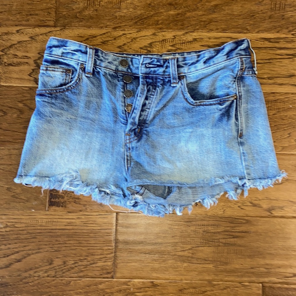 Free people denim shorts